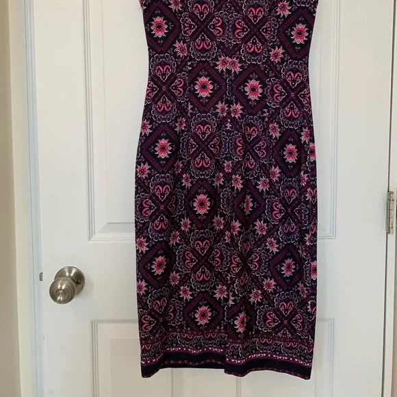 Vince Camuto Purple Floral Dress - Picture 4 of 4